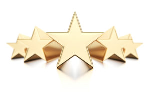 Five gold stars